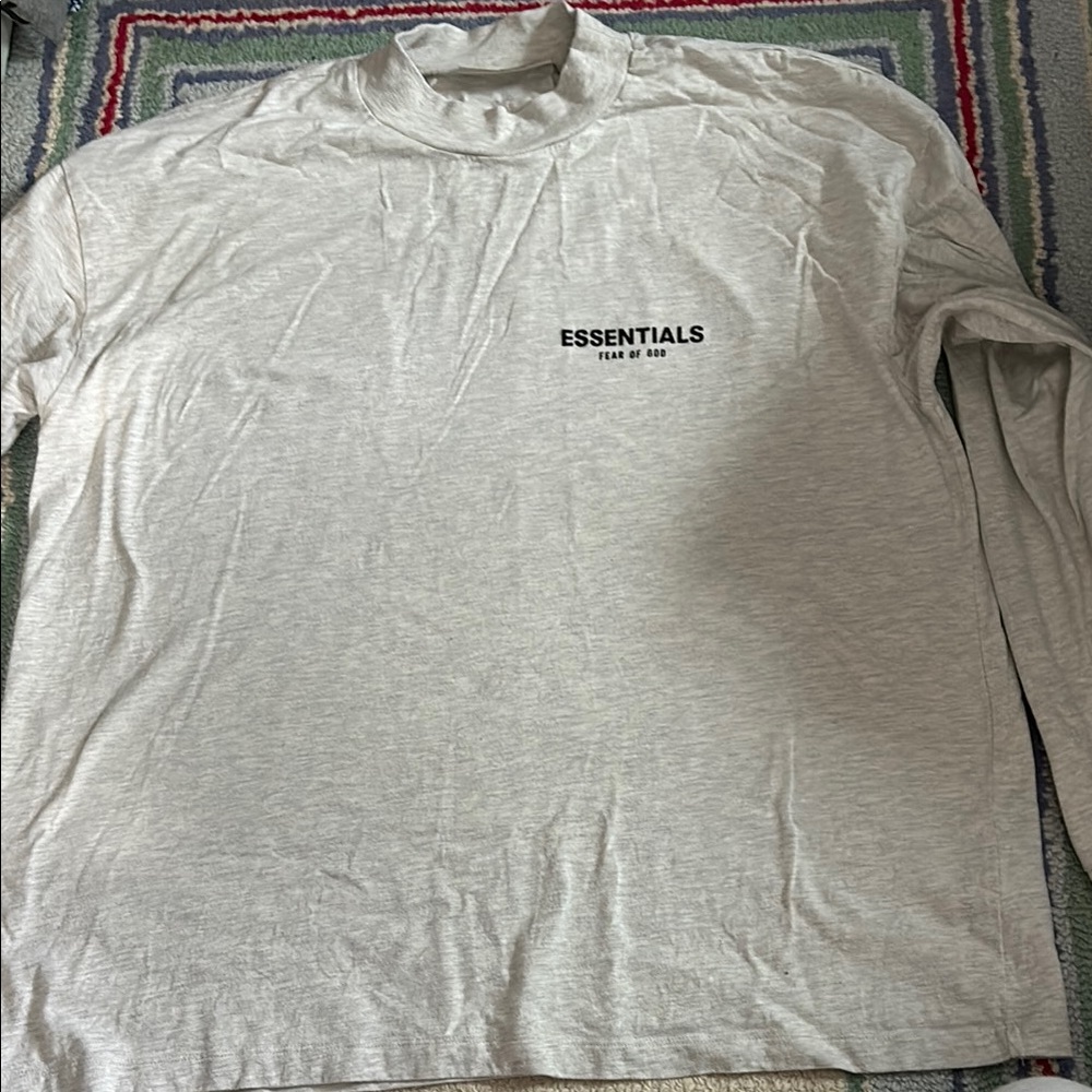 Essentials Fear of God mock neck long sleeve tee
